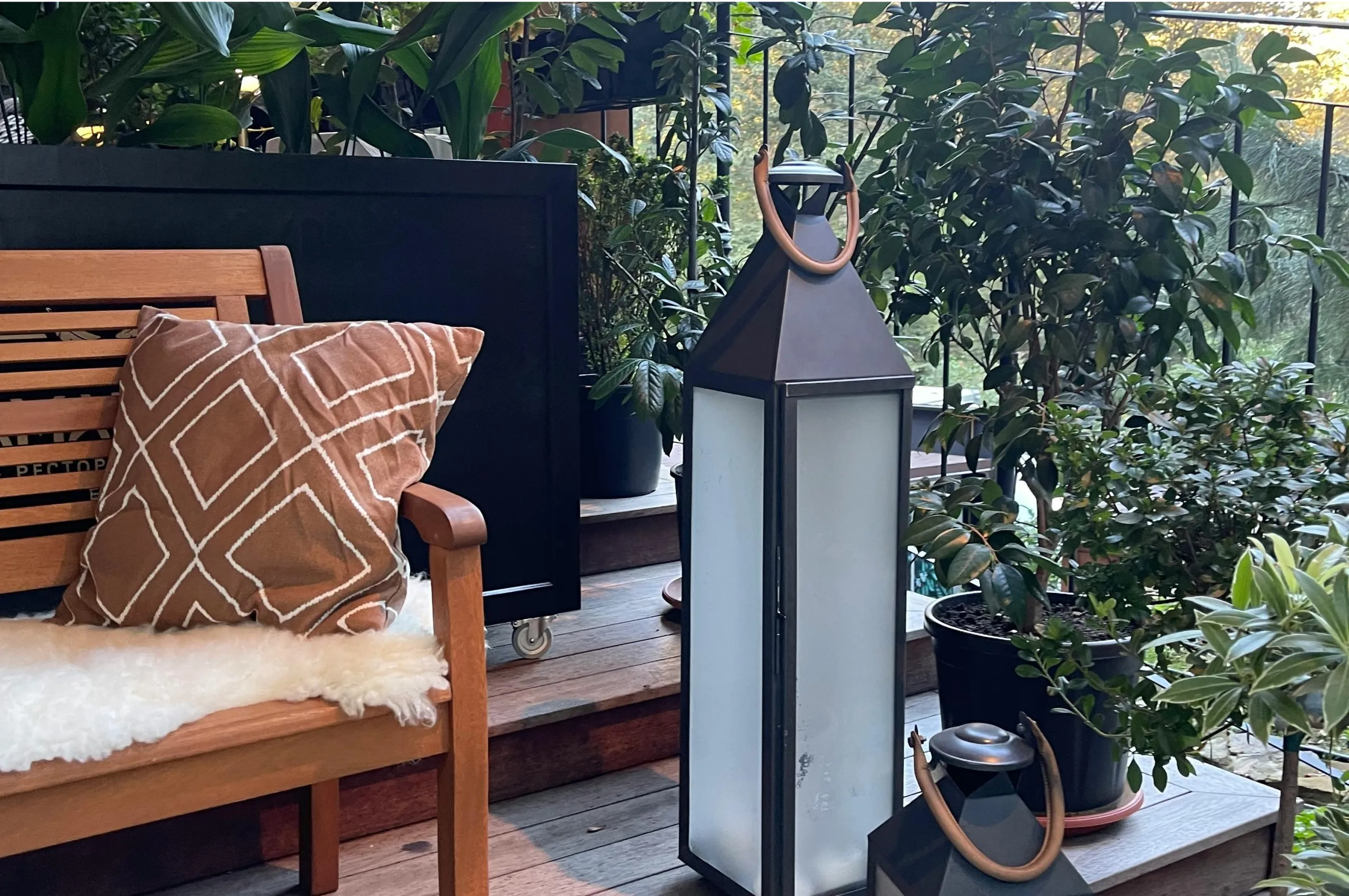 Aménagement terrasse bois appartement paris